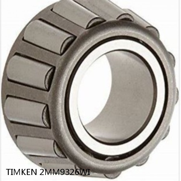 2MM9326WI TIMKEN Tapered Roller Bearings Tapered Single Imperial