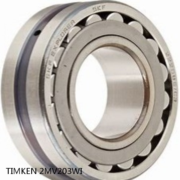 2MV203WI TIMKEN Spherical Roller Bearings Steel Cage