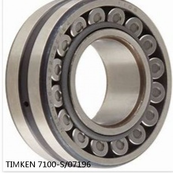 7100-S/07196 TIMKEN Spherical Roller Bearings Steel Cage