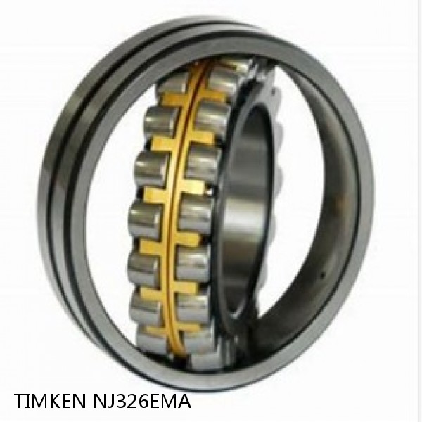 NJ326EMA TIMKEN Spherical Roller Bearings Brass Cage