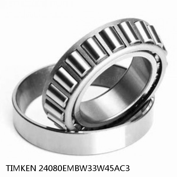 24080EMBW33W45AC3 TIMKEN Tapered Roller Bearings Tapered Single Metric