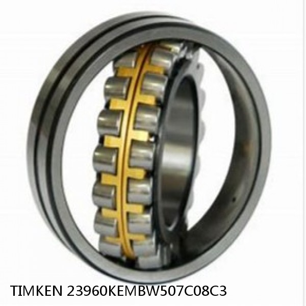23960KEMBW507C08C3 TIMKEN Spherical Roller Bearings Brass Cage